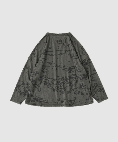 BAL（バル）の「BAL / バル POLARTEC ALPHA DIRECT PATTERN SWEATE（ニット/セーター・メンズ・チャコールグレー/ブラック・2）」の3枚目の写真