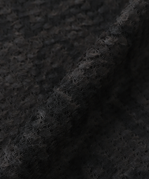 BAL（バル）の「BAL / バル POLARTEC ALPHA DIRECT PATTERN SWEATE（ニット/セーター・メンズ・チャコールグレー/ブラック・2）」の5枚目の写真