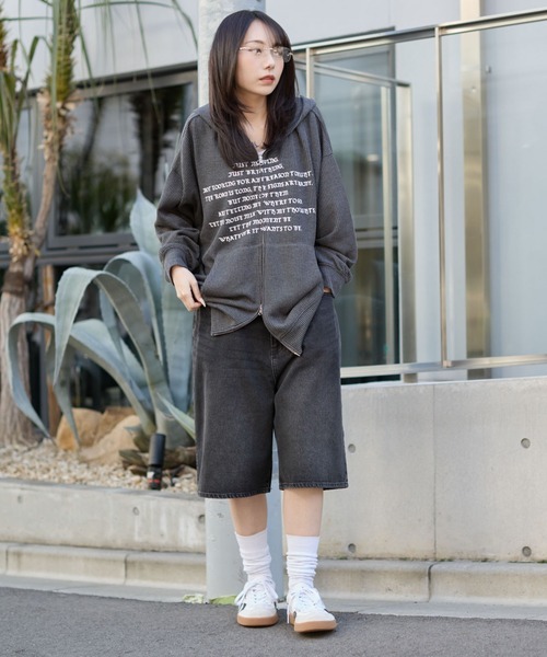 WEGO(ウィゴー)の「WEGO/メッシュZIPパーカー(パーカー・メンズ・ブラック系その他/グレー・LARGE/MEDIUM)」の4枚目の写真