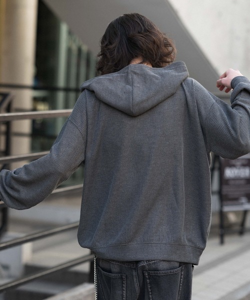WEGO(ウィゴー)の「WEGO/メッシュZIPパーカー(パーカー・メンズ・ブラック系その他/グレー・LARGE/MEDIUM)」の14枚目の写真