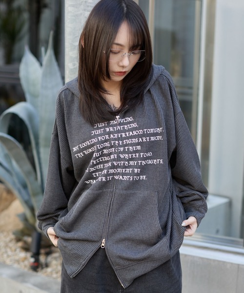 WEGO(ウィゴー)の「WEGO/メッシュZIPパーカー(パーカー・メンズ・ブラック系その他/グレー・LARGE/MEDIUM)」の20枚目の写真