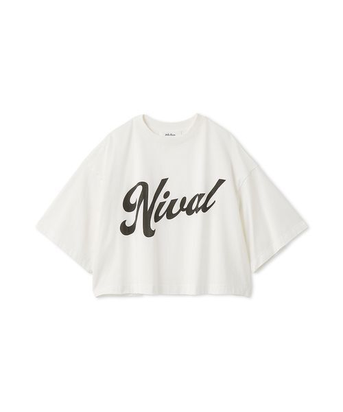 ショート丈ワイドグラフィックTシャツ（Tシャツ/カットソー）｜Mila