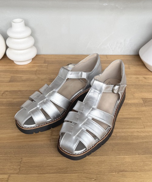 LUGG NAGG(ラグナグ)の「【maschietta】【スポっと】グルカサンダル【3E】【リラックス】(サンダル・レディース・シルバー/ブラック/ホワイト・L/S/LL/M)」の9枚目の写真