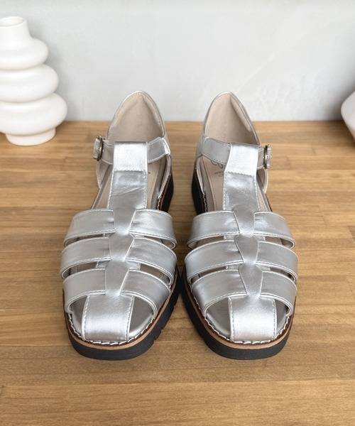 LUGG NAGG(ラグナグ)の「【maschietta】【スポっと】グルカサンダル【3E】【リラックス】(サンダル・レディース・シルバー/ブラック/ホワイト・L/S/LL/M)」の11枚目の写真