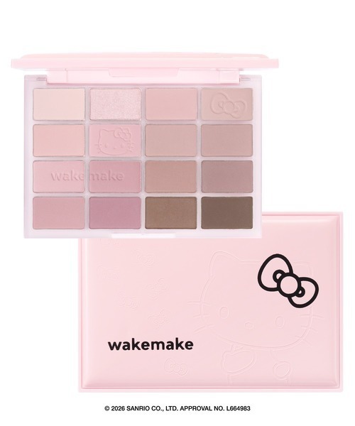 wakemake ハローキティ アイシャドウパレット ハローキティ ソフトブラーリングアイパレット（アイシャドウ