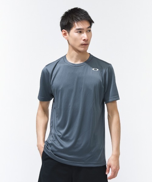 OAKLEY(オークリー)の「オークリー FOUNDATIONAL TECH SS CREW 1.0(Tシャツ/カットソー・メンズ・グレー/ブルー/ネイビー/ホワイト/ライトグリーン/サンドグレー/ブラック・3L/LL/L/M/S)」の4枚目の写真