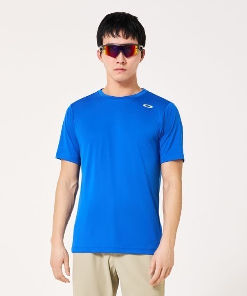OAKLEY(オークリー)の「オークリー FOUNDATIONAL TECH SS CREW 1.0(Tシャツ/カットソー・メンズ・グレー/ブルー/ネイビー/ホワイト/ライトグリーン/サンドグレー/ブラック・3L/LL/L/M/S)」の7枚目の写真