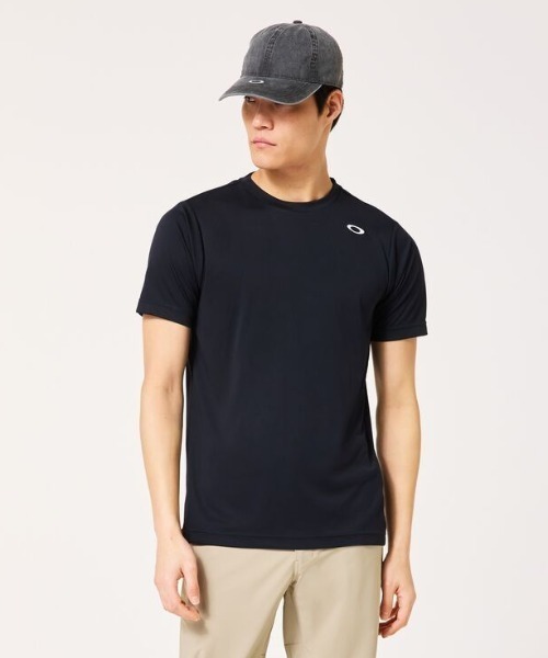OAKLEY(オークリー)の「オークリー FOUNDATIONAL TECH SS CREW 1.0(Tシャツ/カットソー・メンズ・グレー/ブルー/ネイビー/ホワイト/ライトグリーン/サンドグレー/ブラック・3L/LL/L/M/S)」の3枚目の写真