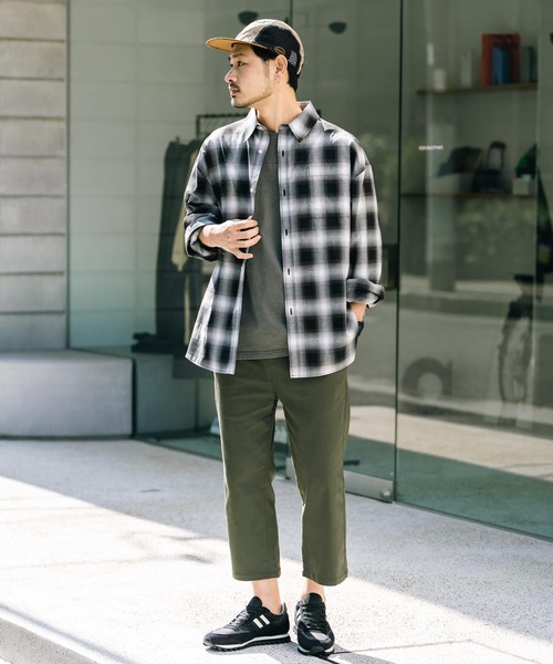 Rocky Monroe(ロッキーモンロー)の「多機能 接触冷感ストレッチUVカットクロップドイージーパンツ(その他パンツ・メンズ・ベージュ/チャコール/ブラウン/ブラック/ブルーグレー/ブルーグリーン/オフホワイト/グレー/ネイビー/カーキ・L/XL/M)」の13枚目の写真