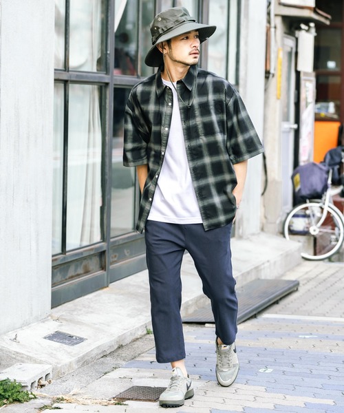 Rocky Monroe(ロッキーモンロー)の「多機能 接触冷感ストレッチUVカットクロップドイージーパンツ(その他パンツ・メンズ・ベージュ/チャコール/ブラウン/ブラック/ブルーグレー/ブルーグリーン/オフホワイト/グレー/ネイビー/カーキ・L/XL/M)」の19枚目の写真