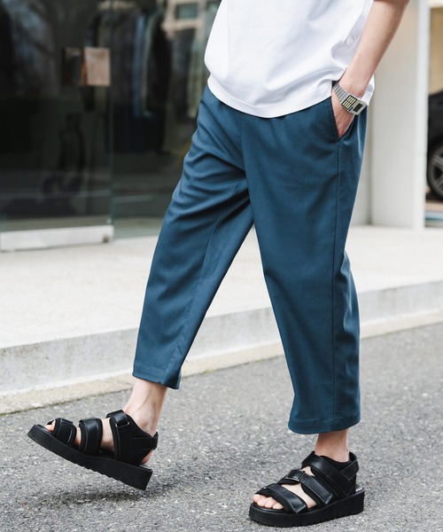 Rocky Monroe(ロッキーモンロー)の「多機能 接触冷感ストレッチUVカットクロップドイージーパンツ(その他パンツ・メンズ・ベージュ/チャコール/ブラウン/ブラック/ブルーグレー/ブルーグリーン/オフホワイト/グレー/ネイビー/カーキ・L/XL/M)」の20枚目の写真