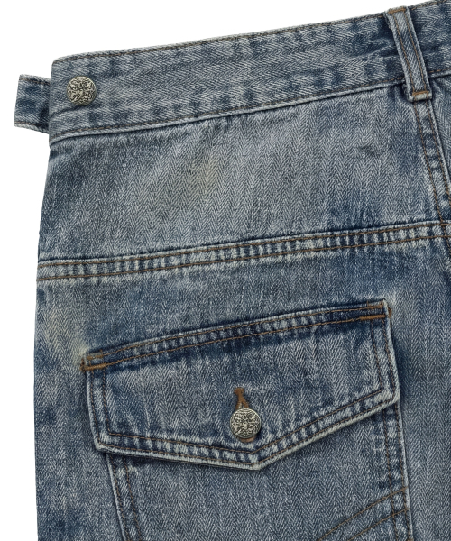 IDWS(アイドンワナセル)の「Bomin Curved Denim Pants Indigo(デニムパンツ・レディース・その他・1/2/0)」の20枚目の写真