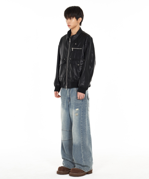 IDWS(アイドンワナセル)の「Bomin Curved Denim Pants Indigo(デニムパンツ・レディース・その他・1/2/0)」の17枚目の写真