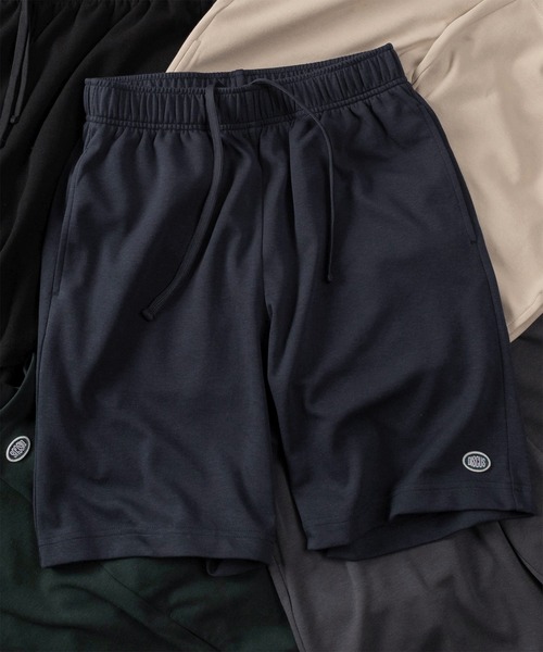 DISCUS（ディスカス）の「【71】【DISCUS/ディスカス】ワッペンワンポイント刺繍 クールマックス スウェット ショートパンツ/ハーフパンツ（その他パンツ・メンズ・チャコールグレー/アッシュグレー/ダークグリーン/グレイッシュベージュ/ブラック/ネイビー・M/L/XL）」の6枚目の写真