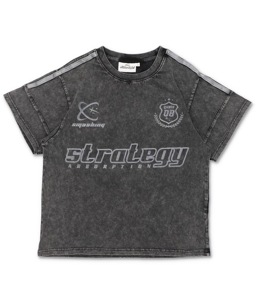 SPINNS（スピンズ）の「短丈ピグメント加工半袖Tシャツ/ゲームシャツロゴ（Tシャツ/カットソー・メンズ・ブラック系その他/グレー系その他/ブラウン系その他・ONESIZE）」の14枚目の写真