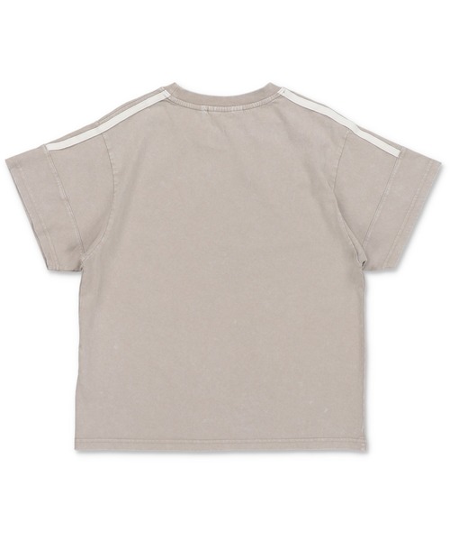 SPINNS（スピンズ）の「短丈ピグメント加工半袖Tシャツ/ゲームシャツロゴ（Tシャツ/カットソー・メンズ・ブラック系その他/グレー系その他/ブラウン系その他・ONESIZE）」の6枚目の写真