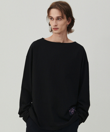 Beyond Closet（-）の「コットンボートネックロングスリーブブラック（Tシャツ/カットソー）」