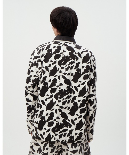 DISCOVERED（ディスカバード）の「COW PRINT COVERALL（カバーオール・メンズ・ブラウン/ブラック・SMALL/LARGE）」の17枚目の写真