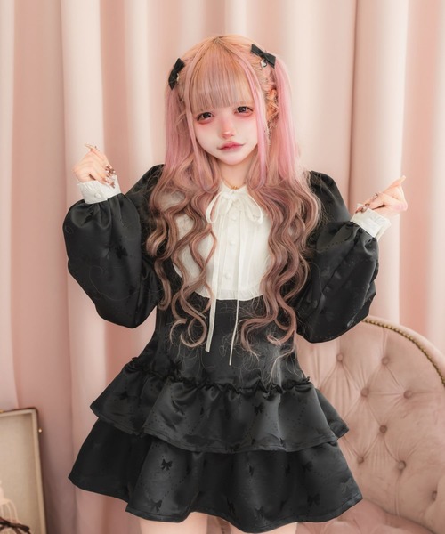 nyanMe(ニャンミー)の「お姫わんぴーす。(ワンピース・レディース・ブラック/ブラック系その他・FREE)」の2枚目の写真