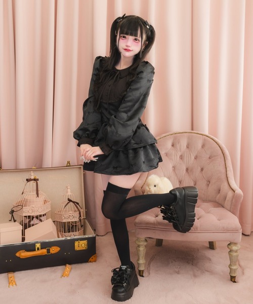 nyanMe(ニャンミー)の「お姫わんぴーす。(ワンピース・レディース・ブラック/ブラック系その他・FREE)」の3枚目の写真