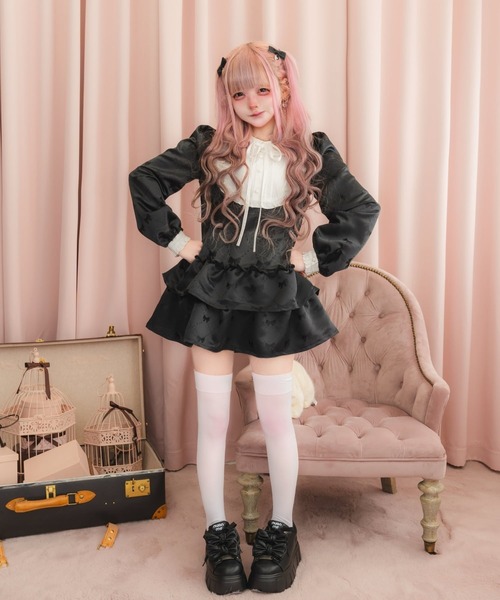 nyanMe(ニャンミー)の「お姫わんぴーす。(ワンピース・レディース・ブラック/ブラック系その他・FREE)」の4枚目の写真