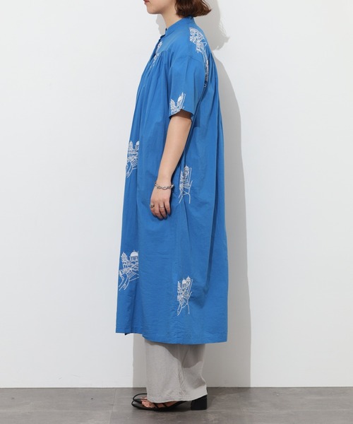 KILKI（キルキー）の「kilki　タワーエンブロイダリーワンピース 半端袖（ワンピース・レディース・ブルー/グリーン・ONESIZE）」の18枚目の写真
