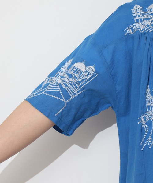 KILKI（キルキー）の「kilki　タワーエンブロイダリーワンピース 半端袖（ワンピース・レディース・ブルー/グリーン・ONESIZE）」の21枚目の写真