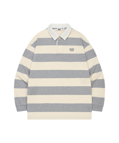 Wacky WiLLy(ワッキーウィリー)の「ラグビー ロングスリーブ グレー(Tシャツ/カットソー・レディース・その他・SMALL/MEDIUM/LARGE/X-LARGE)」の1枚目の写真