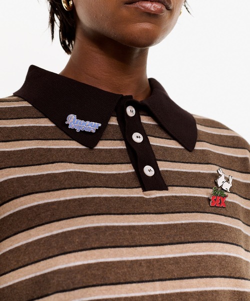 Carne Bollente（カルネボレンテ）の「Pin-Up Patrol（Tシャツ/カットソー・メンズ・ベージュ・MEDIUM）」の7枚目の写真