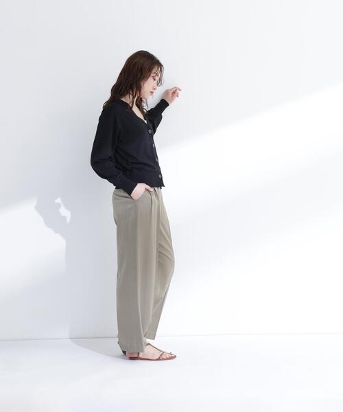 NATURAL BEAUTY BASIC（ナチュラルビューティーベーシック）の「【ちょうど、いい服】毎日頼れる！右腕カーデ（カーディガン/ボレロ・レディース・レッド/オフホワイト/ブルー/ブラック・FREE）」の11枚目の写真