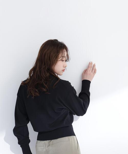 NATURAL BEAUTY BASIC（ナチュラルビューティーベーシック）の「【ちょうど、いい服】毎日頼れる！右腕カーデ（カーディガン/ボレロ・レディース・レッド/オフホワイト/ブルー/ブラック・FREE）」の14枚目の写真