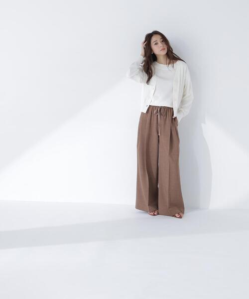 NATURAL BEAUTY BASIC（ナチュラルビューティーベーシック）の「【ちょうど、いい服】毎日頼れる！右腕カーデ（カーディガン/ボレロ・レディース・レッド/オフホワイト/ブルー/ブラック・FREE）」の19枚目の写真