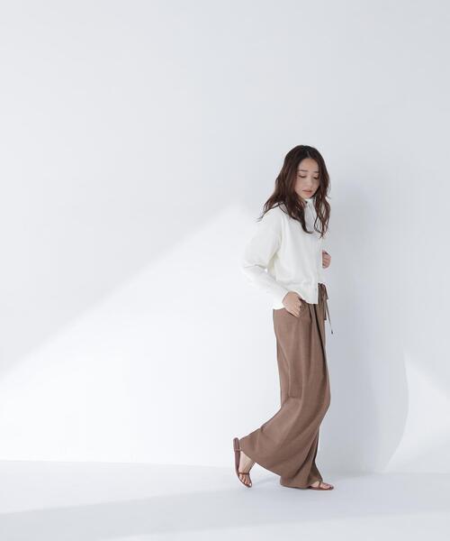 NATURAL BEAUTY BASIC（ナチュラルビューティーベーシック）の「【ちょうど、いい服】毎日頼れる！右腕カーデ（カーディガン/ボレロ・レディース・レッド/オフホワイト/ブルー/ブラック・FREE）」の21枚目の写真