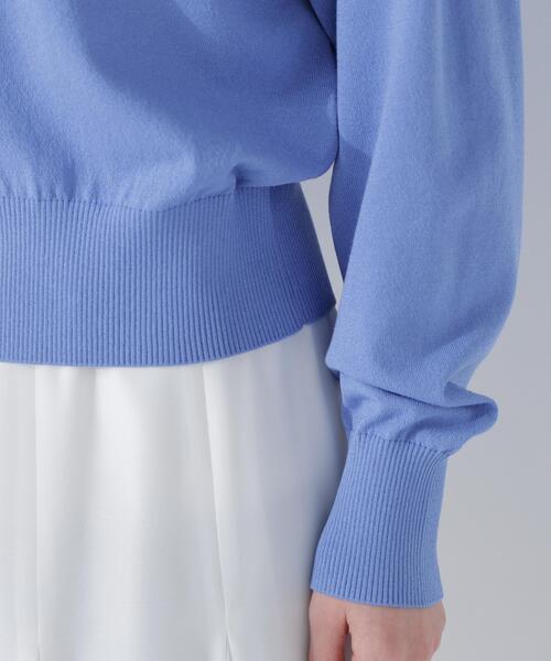NATURAL BEAUTY BASIC(ナチュラルビューティーベーシック)の「【ちょうど、いい服】毎日頼れる!右腕カーデ(カーディガン/ボレロ・レディース・レッド/オフホワイト/ブルー/ブラック・FREE)」の12枚目の写真