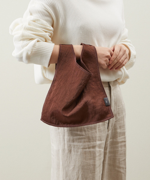 And A（アンドエー）の「ITTI イッチ / ANNIE REGISTER BAG - S CERATO BRIGHT ナイロントートバッグ マルシェバッグ / ITTI-BAG-182-CB（トートバッグ・メンズ・オレンジ/オリーブ/ブラウン/ブラック・FREE）」の21枚目の写真