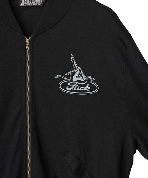 HYSTERIC GLAMOUR（ヒステリックグラマー）の「DEVIL WOMAN ジャンパー（その他アウター・メンズ・チャコールグレー/ブラック・LARGE/MEDIUM/SMALL/X-LARGE）」の4枚目の写真