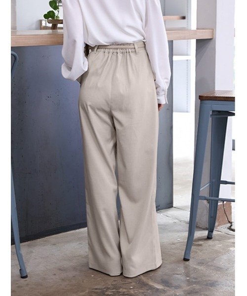 fifth（フィフス）の「タックワイドパンツ（その他パンツ・レディース・ブラック/グレイッシュベージュ・M/XS）」の19枚目の写真