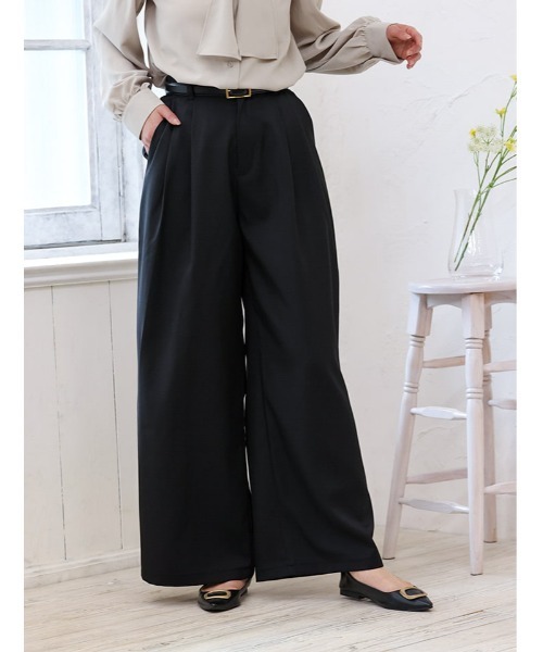 fifth（フィフス）の「タックワイドパンツ（その他パンツ・レディース・ブラック/グレイッシュベージュ・M/XS）」の21枚目の写真