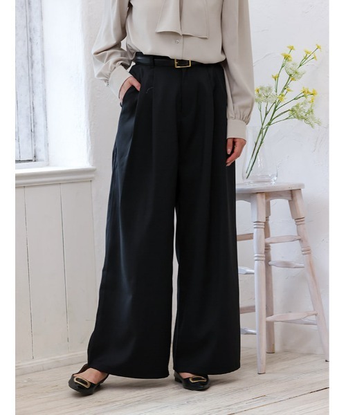 fifth（フィフス）の「タックワイドパンツ（その他パンツ・レディース・ブラック/グレイッシュベージュ・M/XS）」の22枚目の写真