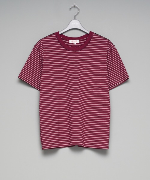 masu ボーダーシャツ MASU｜エムエーエスユー（メンズ）のTシャツ/カットソー（ボーダー柄