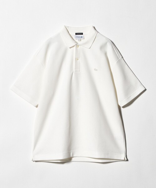LACOSTE(ラコステ)の「<LACOSTE for BEAUTY&YOUTH>ワントーン ポロシャツ(ポロシャツ・メンズ・ホワイト/ブラック/ダークグレー/ライトグレー・XL/S/L/M)」の1枚目の写真