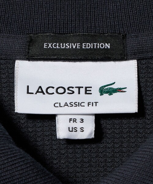 LACOSTE(ラコステ)の「<LACOSTE for BEAUTY&YOUTH>ワントーン ポロシャツ(ポロシャツ・メンズ・ホワイト/ブラック/ダークグレー/ライトグレー・XL/S/L/M)」の6枚目の写真