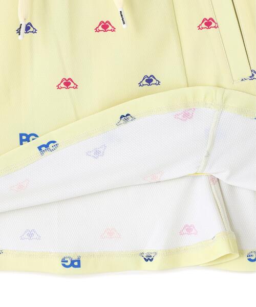 PEARLY GATES（パーリーゲイツ）の「【PEARLY GATES】手ハートＰＧ柄　ネオプロストレッチ変形ポップコーンカノコ（スカート・レディース・イエロー系その他/ホワイト系その他・MEDIUM/LARGE/SMALL）」の19枚目の写真