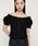 SLY�i�X���C�j�́u2WAY PUFF SLEEVE TOPS 2�E�F�C�p�t�X���[�u�g�b�v�X �t�� �ĕ��i�V���c/�u���E�X�j�v�b�u���b�N