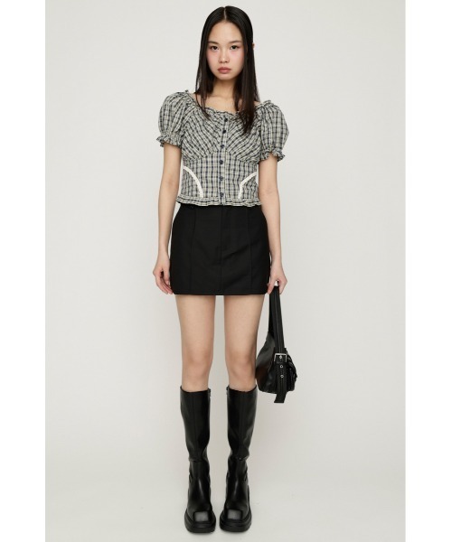 SLY(スライ)の「2WAY PUFF SLEEVE TOPS 2ウェイパフスリーブトップス 春服 夏服(シャツ/ブラウス・レディース・オフホワイト/ライトイエロー/ブラック/マルチ・FREE)」の19枚目の写真