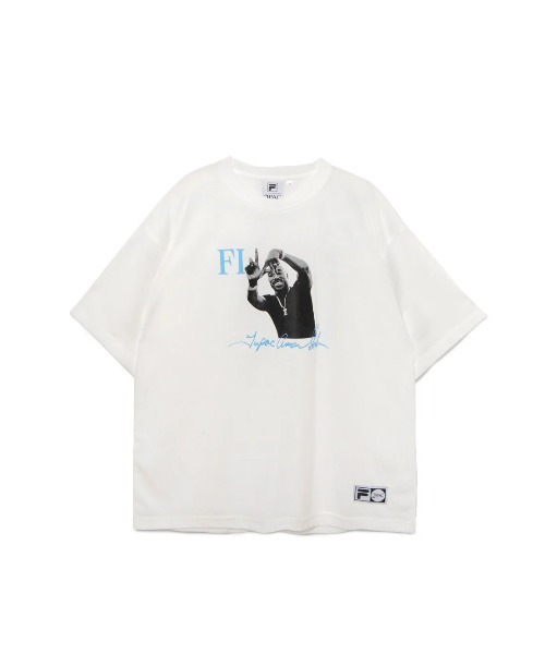 FILA(フィラ)の「S/S PHOTO TEE02 / FILA×2PACフォトTシャツ(Tシャツ/カットソー・メンズ・ホワイト/ブラック・XL/L/M/S)」の3枚目の写真