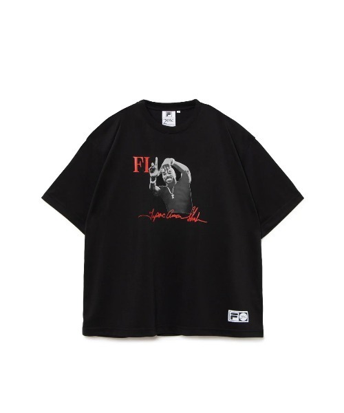 FILA(フィラ)の「S/S PHOTO TEE02 / FILA×2PACフォトTシャツ(Tシャツ/カットソー・メンズ・ホワイト/ブラック・XL/L/M/S)」の5枚目の写真