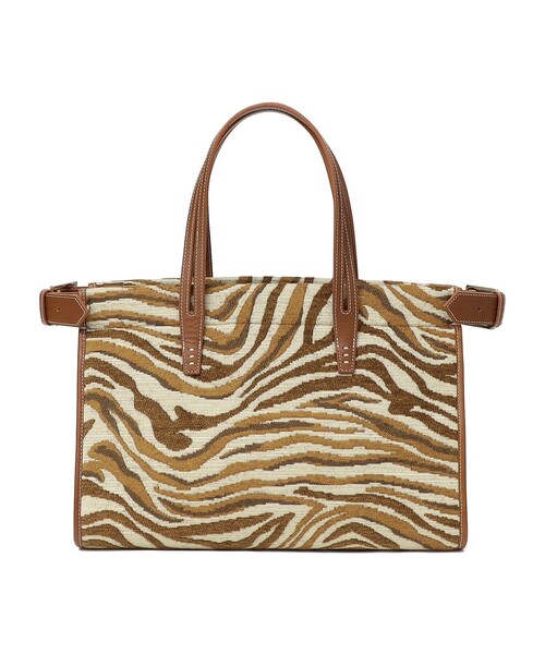A VACATION(アヴァケーション)の「A VACATION:BATH ZEBRA/A(トートバッグ・レディース・ナチュラル・ONE SIZE)」の1枚目の写真