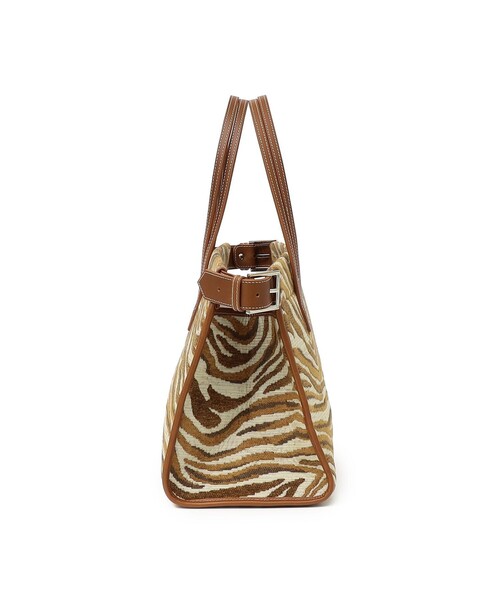 A VACATION(アヴァケーション)の「A VACATION:BATH ZEBRA/A(トートバッグ・レディース・ナチュラル・ONE SIZE)」の2枚目の写真
