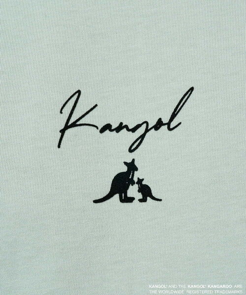 a.v.v(アーヴェヴェ)の「【コラボ/接触冷感】KANGOLスクエアプリントロングシルエットカットソー(Tシャツ/カットソー・メンズ・ミント・46)」の19枚目の写真